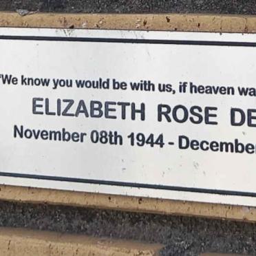 DENMAN Elizabeth Rose 1944-2020