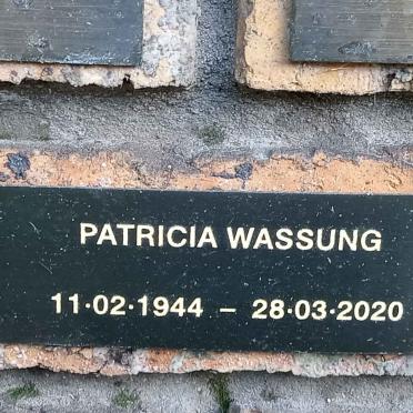 WASSUNG Patricia 1944-2020