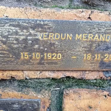 MERAND Verdun 1920-2012