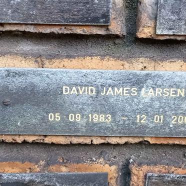 LARSEN David James 1983-2001