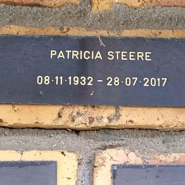 STEERE Patricia 1932-2017