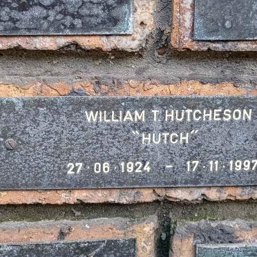 HUTCHESON William T. 1924-1997