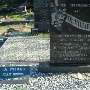 VILLIERS Abraham Pieter, de 1892-1981 &amp; Hillida Maria Jacomina SMIT 1895-1975 :: DE VILLIERS Hillie Hugina 1927-2003