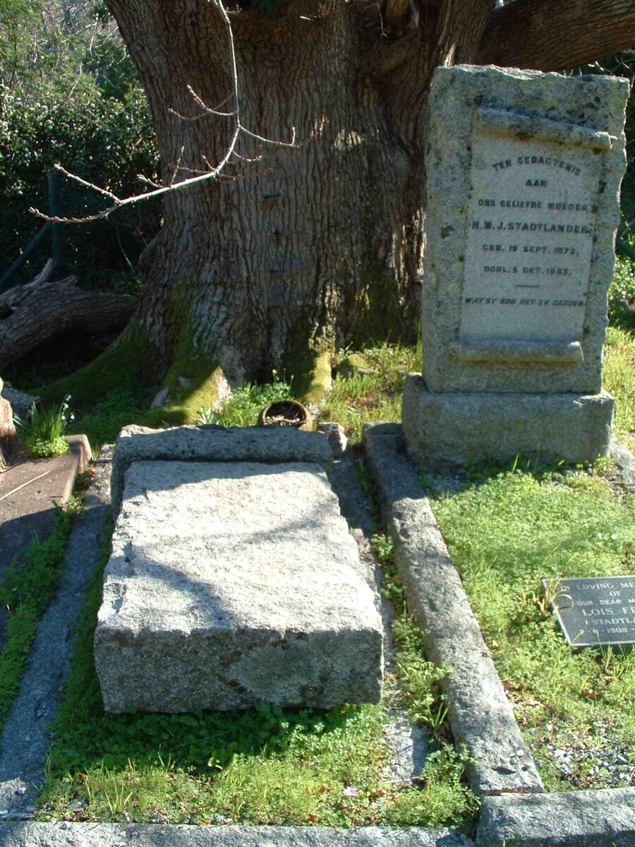 STADTLANDER H.M.J. 1872-1953