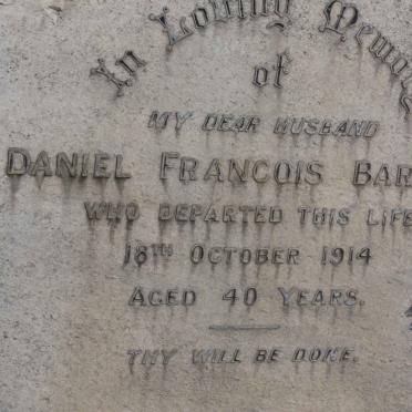 BARNARD Daniel Francois -1914