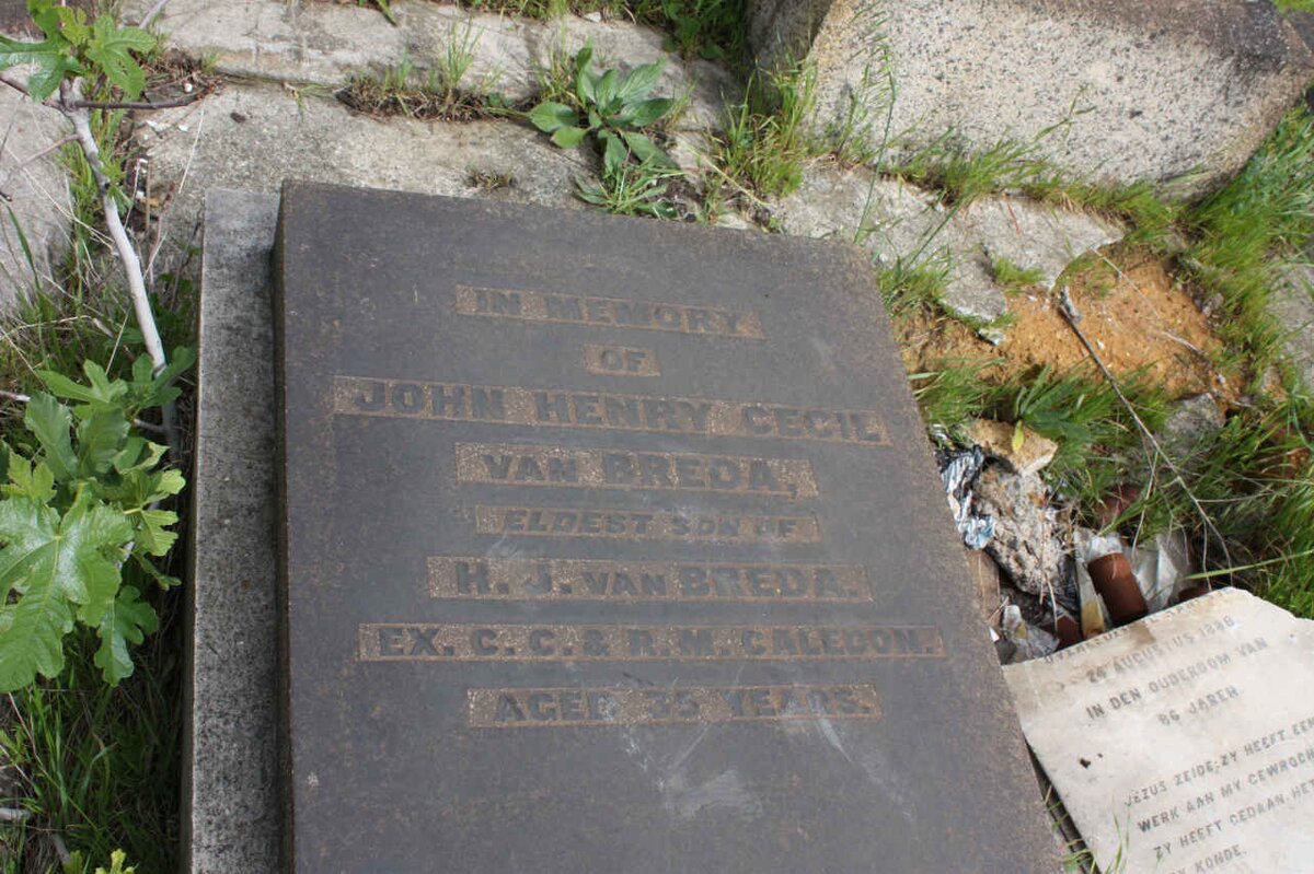 BREDA John Henry, van