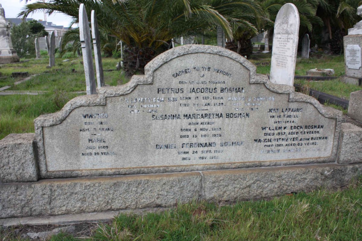 BOSMAN :: LOVETT-CAMERON :: LAZARUS :: NIEMEYER :: SAMPSON