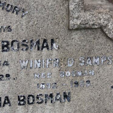 SAMPSON Winifred nee BOSMAN 1892-1968