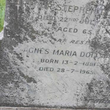 DOLLMAN Arthur Stephen -1945 &amp; Agnes Maria 1881-1965