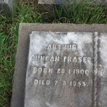 FRASER Arthur Duncan 1900-1953