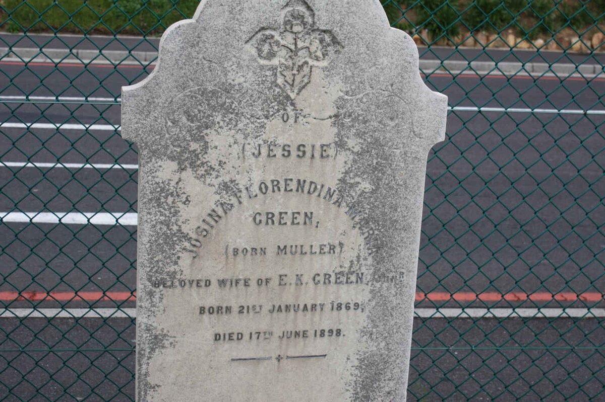 GREEN Josina Florendina Maria nee MULLER 1869-1898