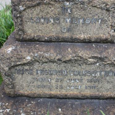 GOLDSCHMIDT Alice Mildred 1831-1911