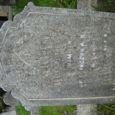 HAMMANS Elizabeth 1807-1893