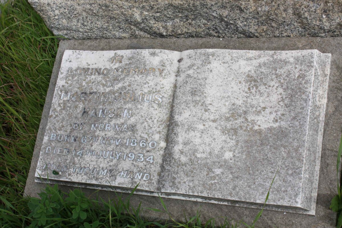 HANSEN Martin Julius 1860-1934