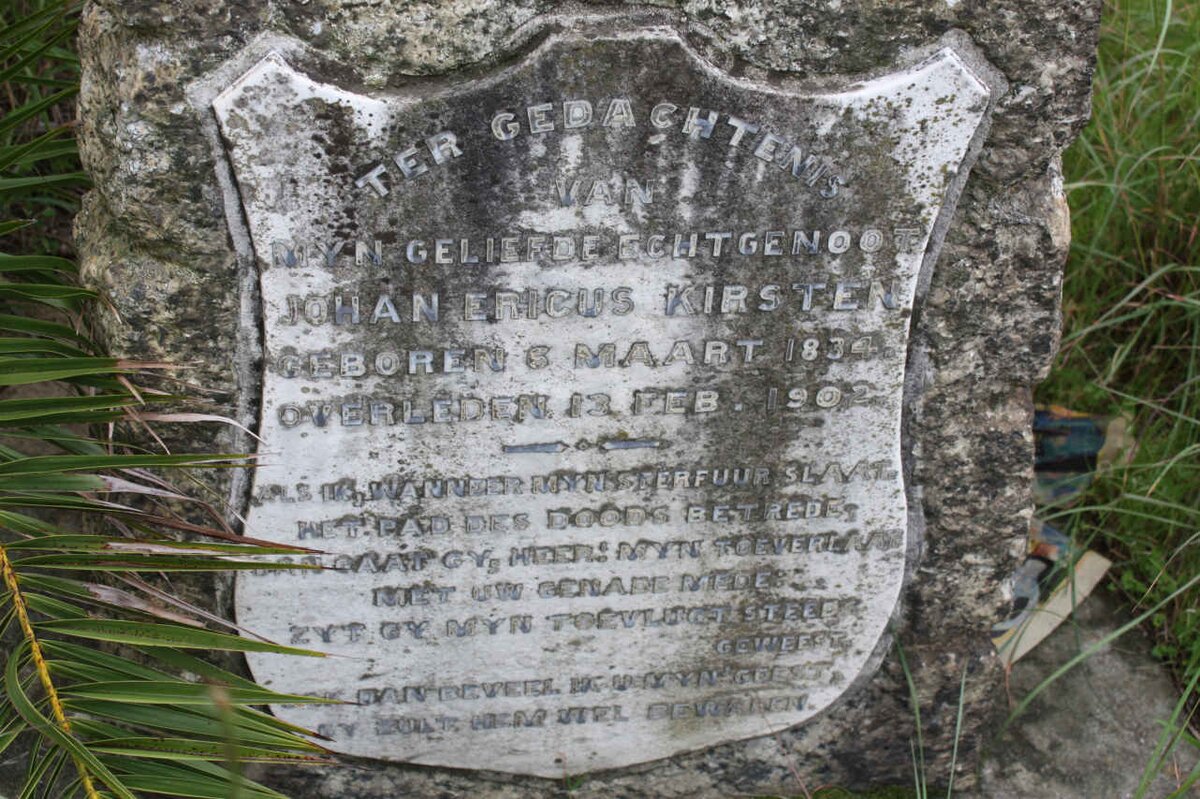 KIRSTEN Johan Ericus 1834-1902