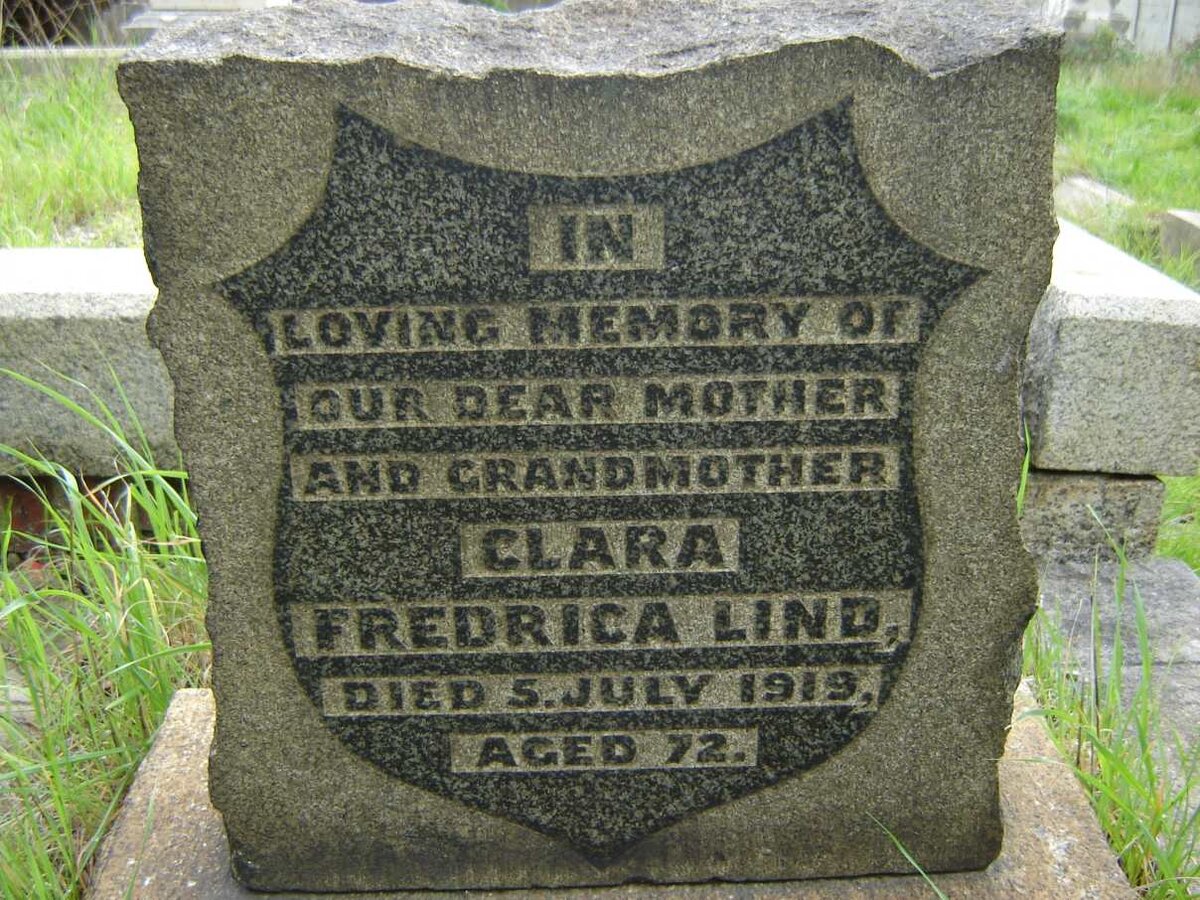 LIND Clara Fredrica -1919