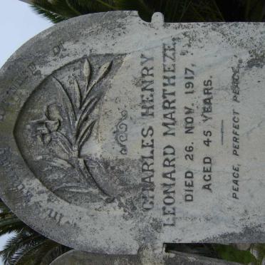 MARTHEZE Charles Henry Leonard -1917