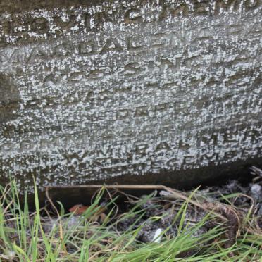 PALMER William ? &amp;  Magdalena SINCLAIR ?