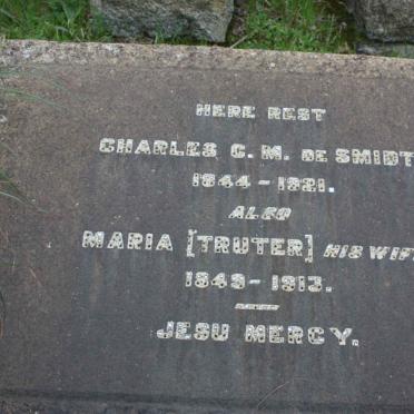 SMIDT Charles C.M., de 1844-1921 &amp; Maria TRUTER 1849-1913