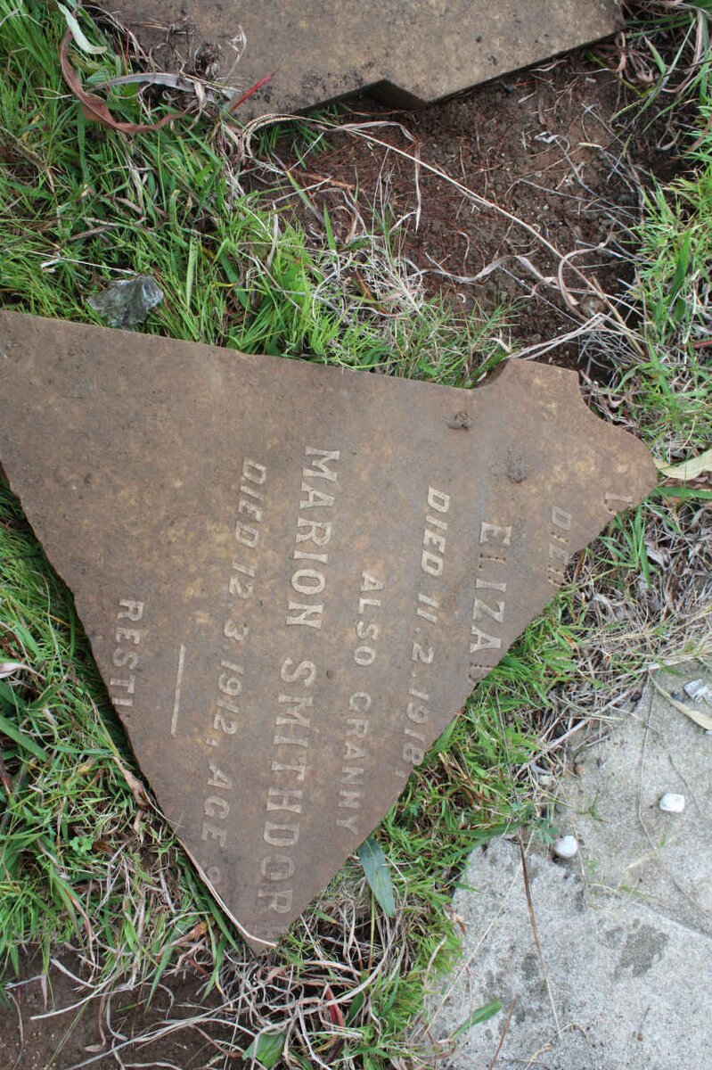 SMITHDORF Marion -1912 ::  ? Eliza ?