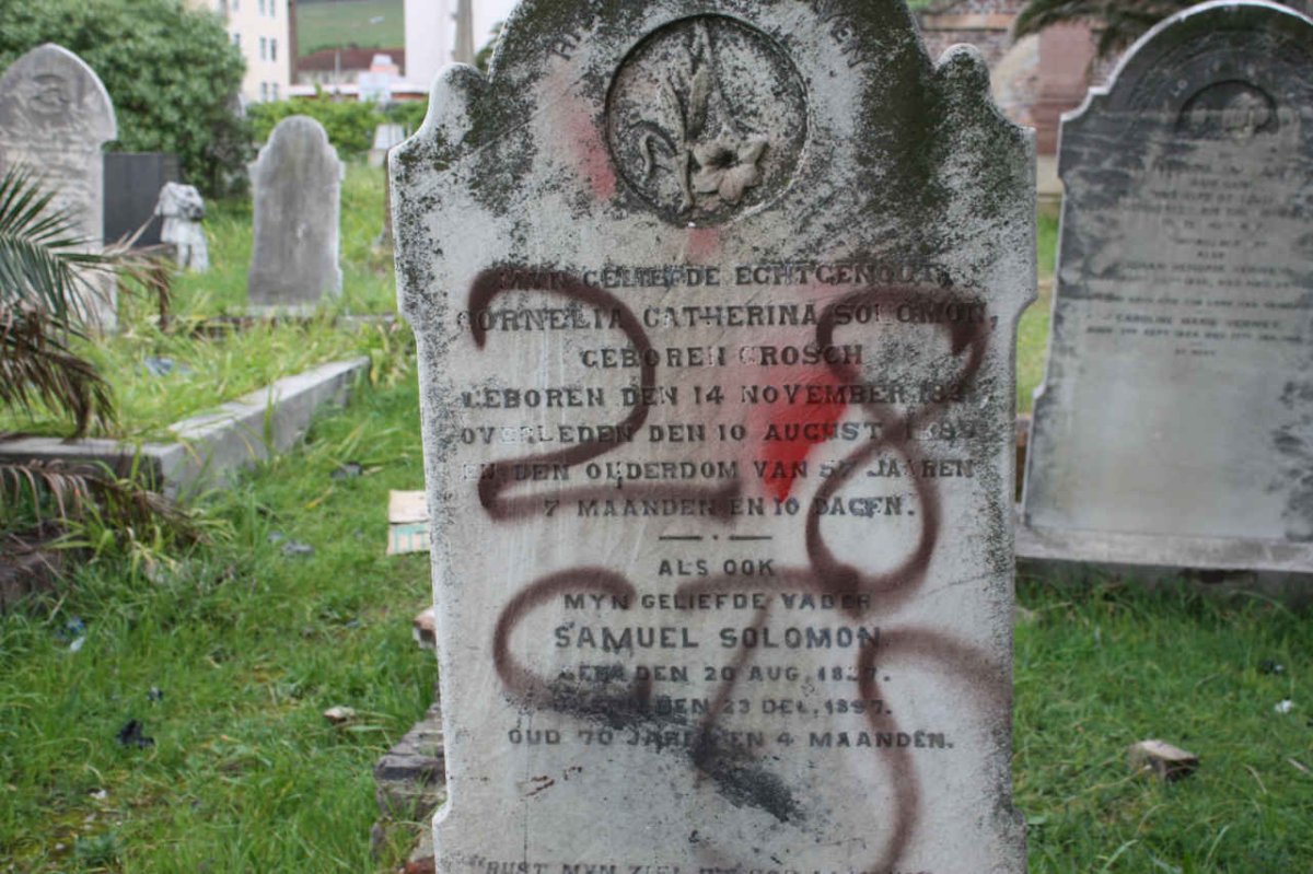 SOLOMON Cornelia Catherina nee GROSCH 18??-? :: SOLOMON Samuel 1827-1897