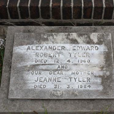 TYLER Alexander Edward Robert -1960 &amp; Jeanne -1964