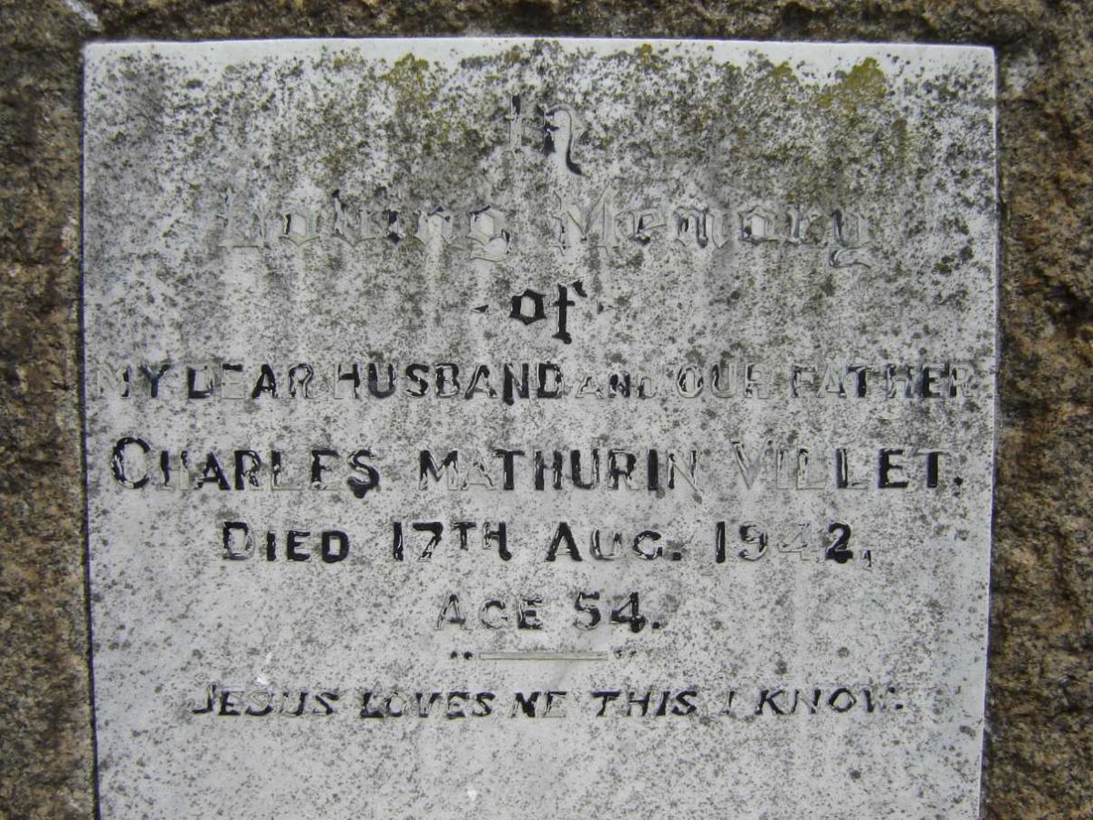 VILLET Charles Mathurin -1942