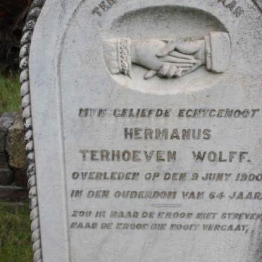 WOLFF Hermanus Terhoeven -1900