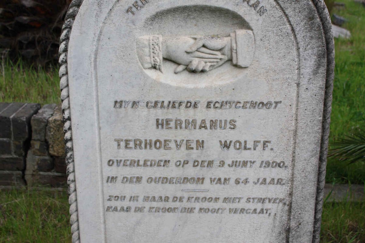 WOLFF Hermanus Terhoeven -1900