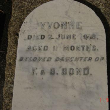 BOND Yvonne -1918