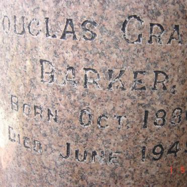 BARKER Douglas Graham 1886-1949