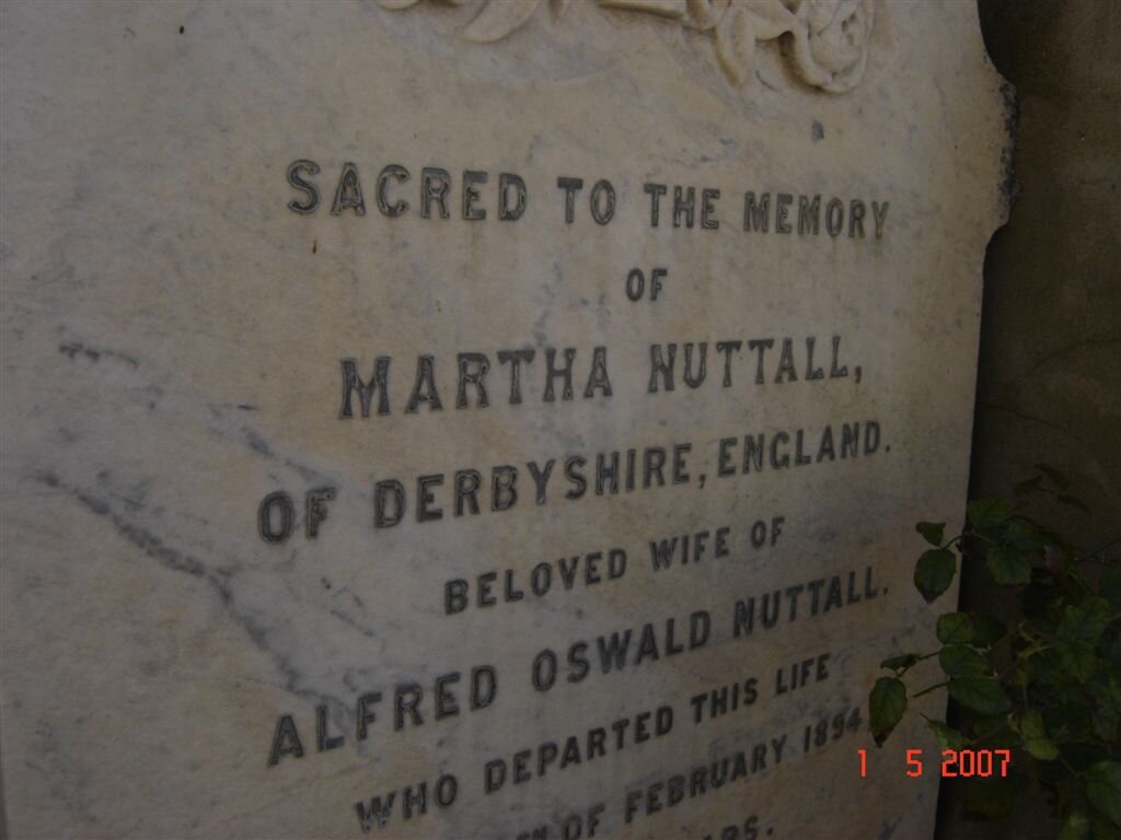 NUTTALL Martha -1894