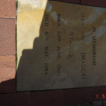 STARKE Margaret 1907-1984