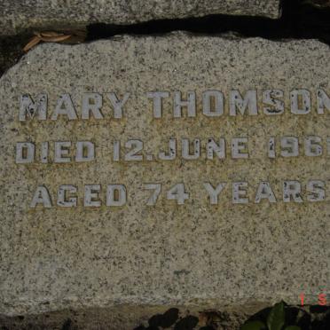 THOMSON Mary -1960