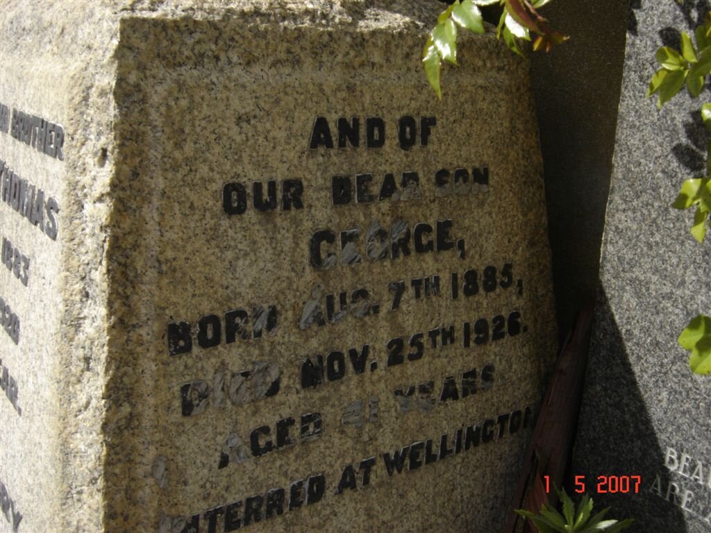 THOMAS George 1885-1926