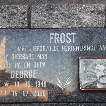 FROST George 1948-2000