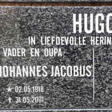 HUGO Gabriel Johannes Jacobus 1918-2001 &amp; Jacoba JOUBERT 1912-2001