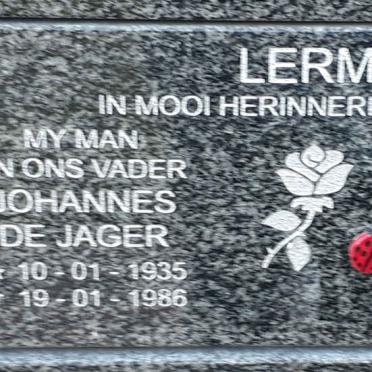 LERM Johannes De Jager 1935-1986 &amp; Cornelia 1938-2018