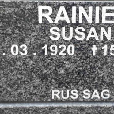 RAINIER Susan 1920-2006