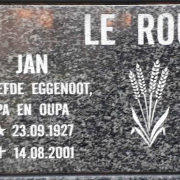 ROUX Jan, le 1927-2001 &amp; Santie 1936-2021