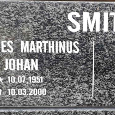 SMIT Johannes Marthinus Johan 1951-2000