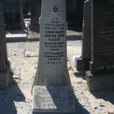 ALBERT Mervyn David -1960