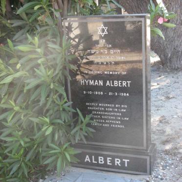 ALBERT Hyman 1908-1984