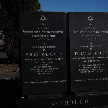 AVERBUCH Solly -1970 &amp; Tilly -1964