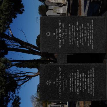 ANZISKA Israel Percy -1955 &amp; Edith Grethel -1969