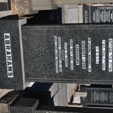 ABRAHAMS Herbert Leon -1952