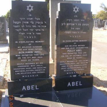 ABEL Benjamin -1954 &amp; Polly -2003