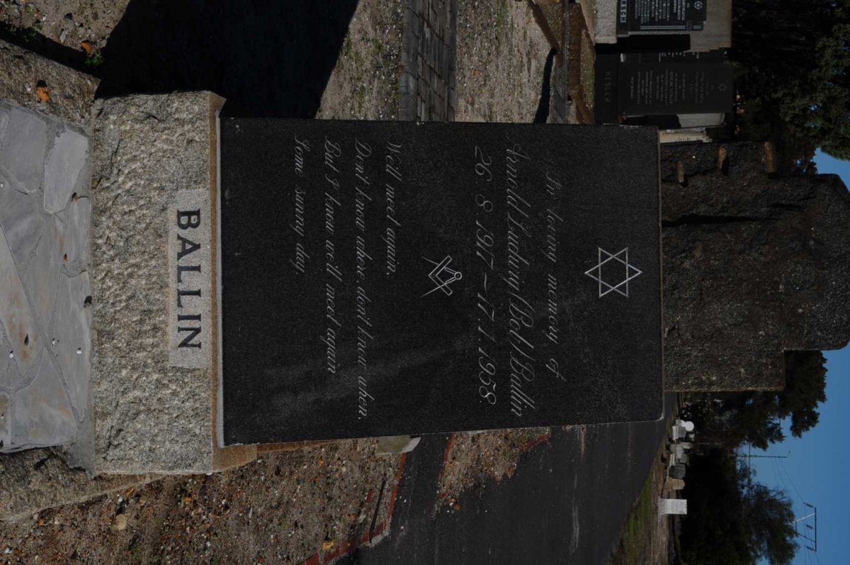 BALLIN Arnold Ludwig 1917-1958