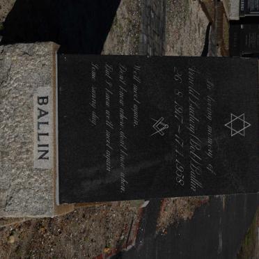 BALLIN Arnold Ludwig 1917-1958