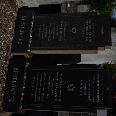 BERELOWITZ Chaim -1947 &amp; Mary -1965